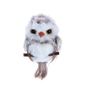 Small Round Brown Owl Ornament