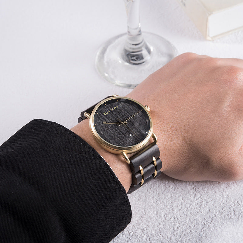 BOBO BIRD Wooden Watch T34 For Men
