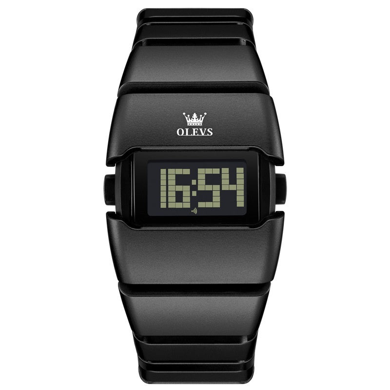 Fashionable Digital Display High-end Square-shaped Student Electronic Watch