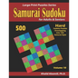 Samurai Sudoku for adults & Seniors: 500 Hard Sudoku Puzzles Overlapping into 100 Samurai Style - Paperback
