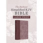 Barbour Simplified Kjv--Large Print [Plum & Paisley] - Imitation Leather