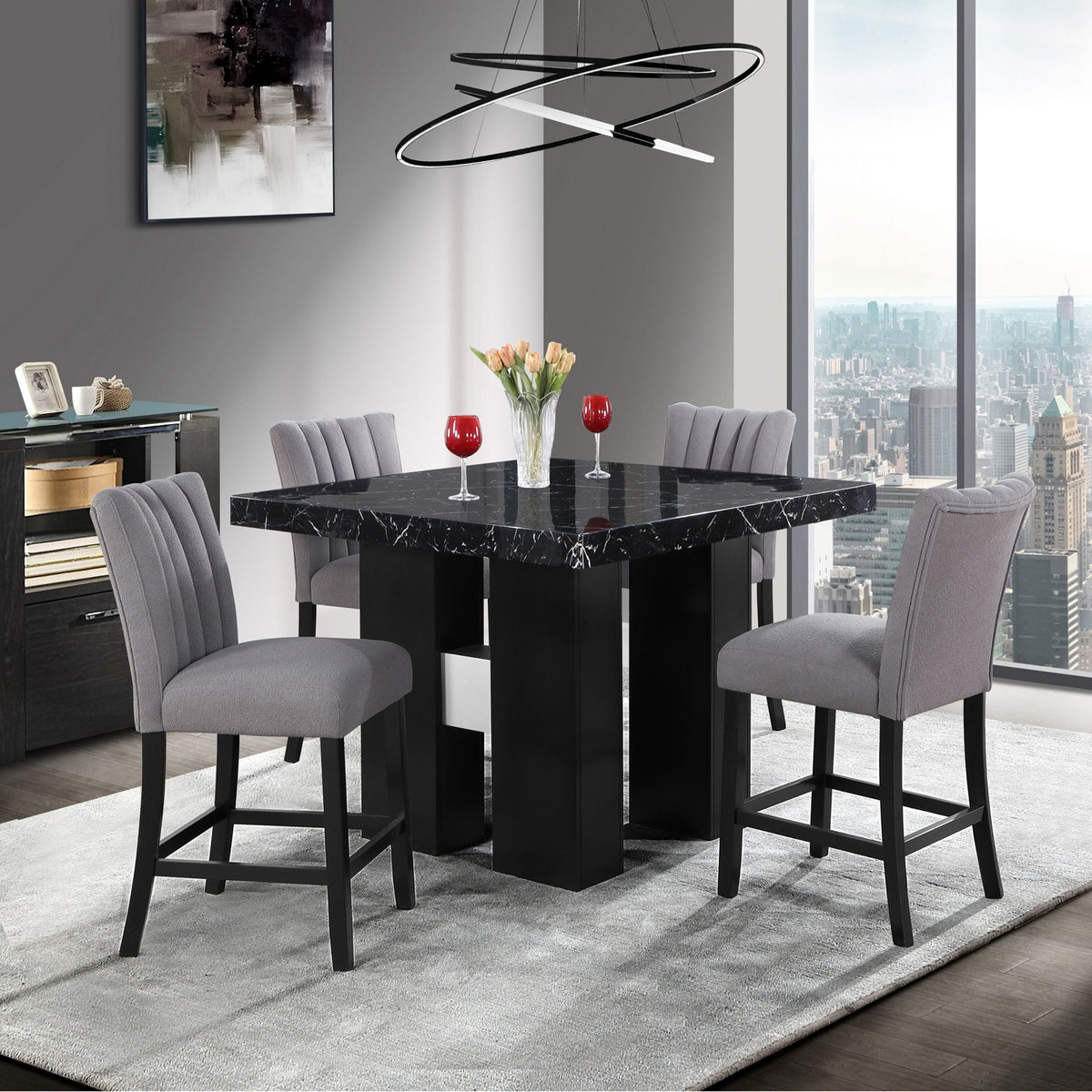 Mikha - Bar Table And Bar Stool