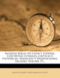 Sagrada Biblia: En Latin Y Español, Con Notas Literales, Críticas É Históricas, Prefacios Y Disertaciones, Sacadas, Volume 19... - Paperback