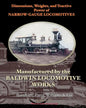 Dimensions, Weights, and Tractive Power of Narrow-Gauge Locomotives: Manufactured by the Baldwin Locomotive Works - Paperback