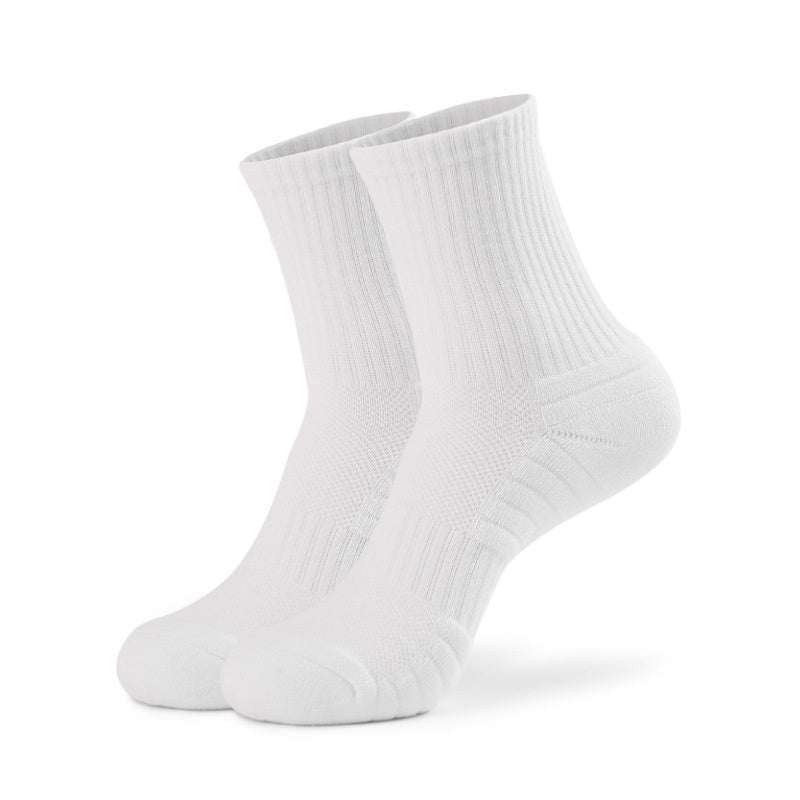Pure Cotton Sports Socks With A Thickened Towelbacked SoleMens Basketball Style