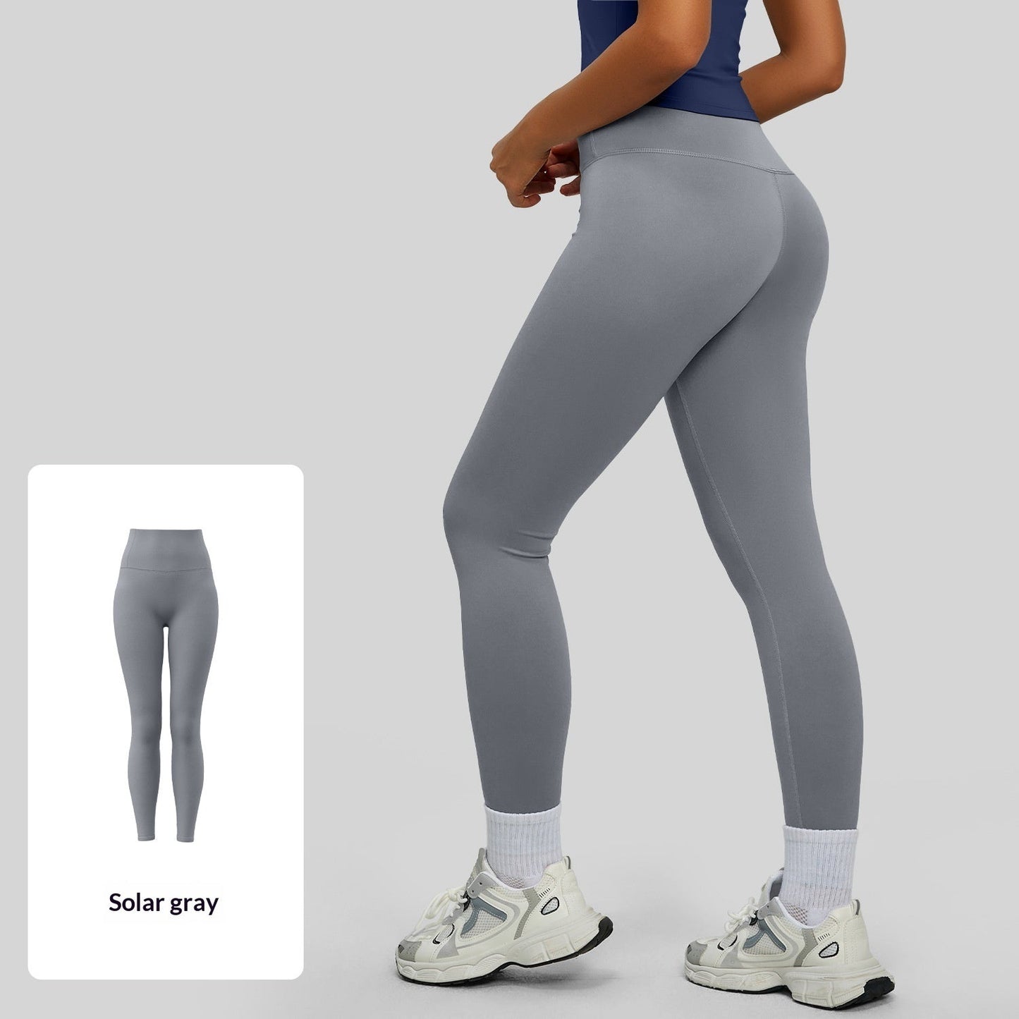 New Double-sided Bare-feel Yoga Pantsno Awkwardness