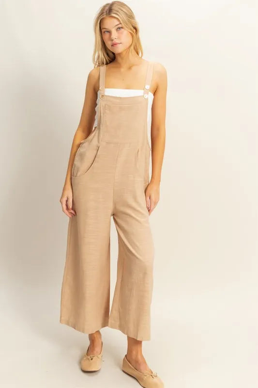 HYFVE Textured Wide Leg Overall