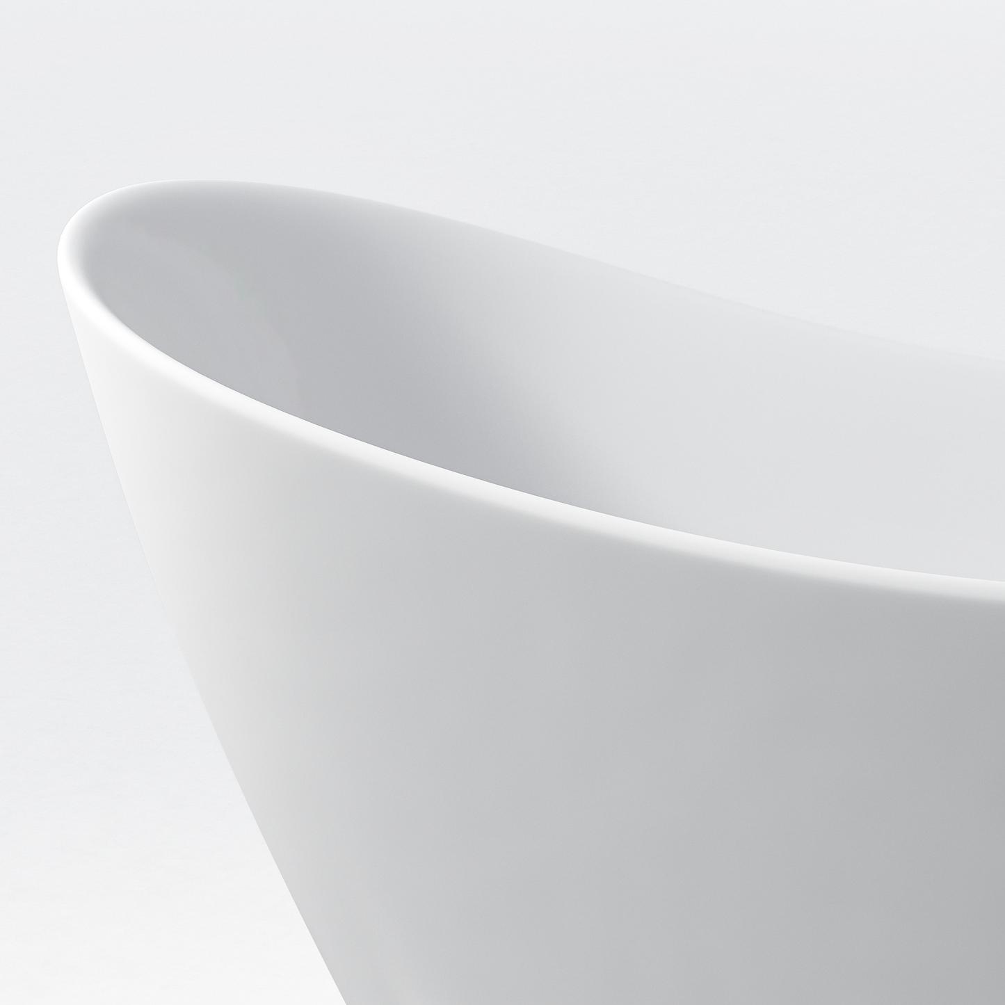 Modern Acrylic Freestanding Tub, Gloss White, Chrome Overflow and Pop-Up Drain