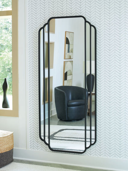 Antigone - Floor Mirror - Black