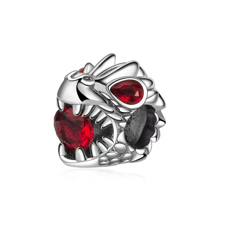 Cartoon Heart-holding Rabbit Punching Bag Bead Pendant DIY Exquisite Jewelry Accessory