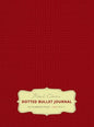 Large 8.5 x 11 Dotted Bullet Journal (Burgundy #4) Hardcover - 245 Numbered Pages - Hardcover