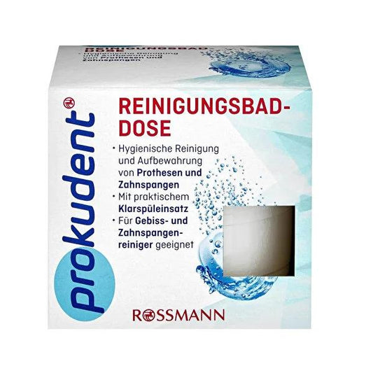 Prokudent Dental Retainer and Denture Cleaning Case - Hygienic, Portable, and Effective Cleaning for Retainers and Dentures