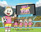 Girls on the Run: Starring Mighty Melina - Paperback