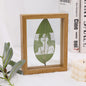 Plate Carving Photo Custom Silhouette Creative Birthday Gift