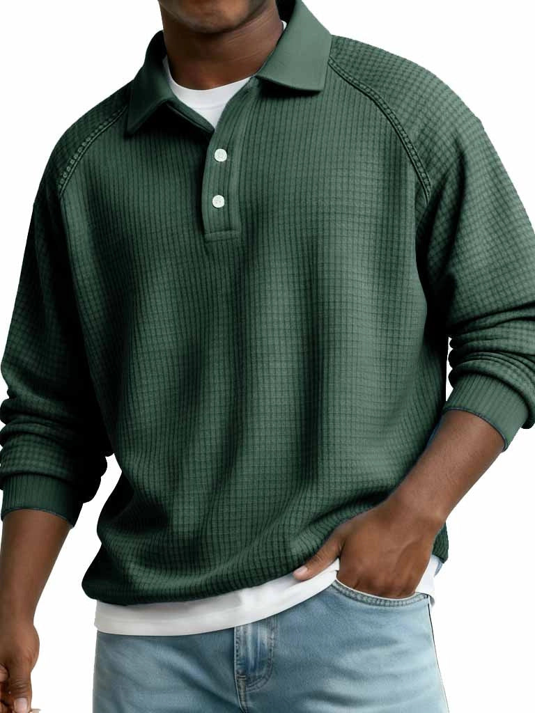 Mens Casual Stylish Long-sleeve Top