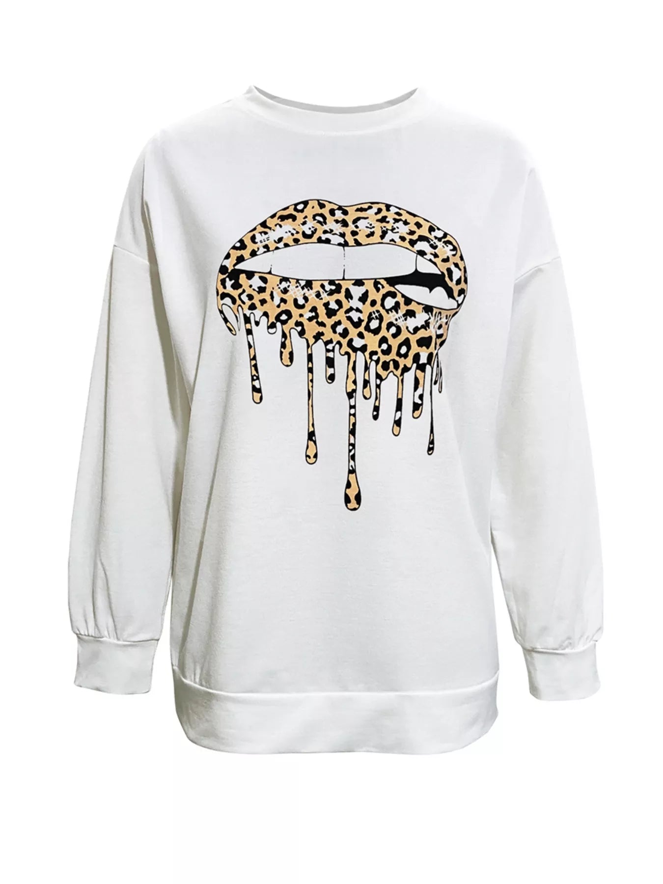 Graphic Round Neck Dropped Shoulder T-Shirt