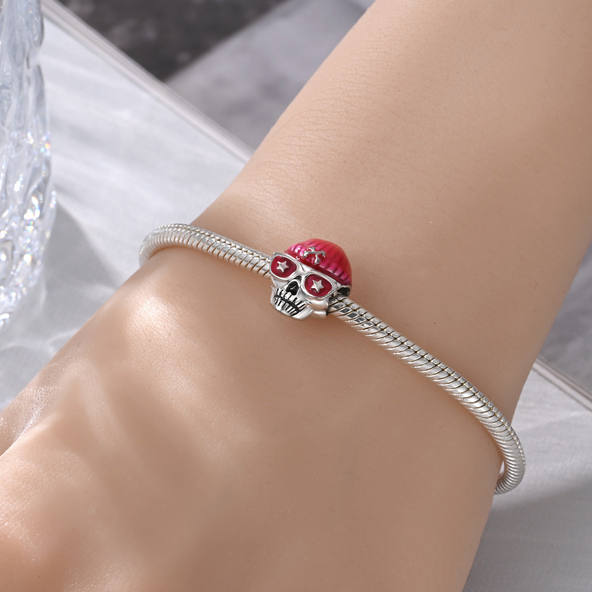 Halloween Skull DIY Bead Bracelet Accessories