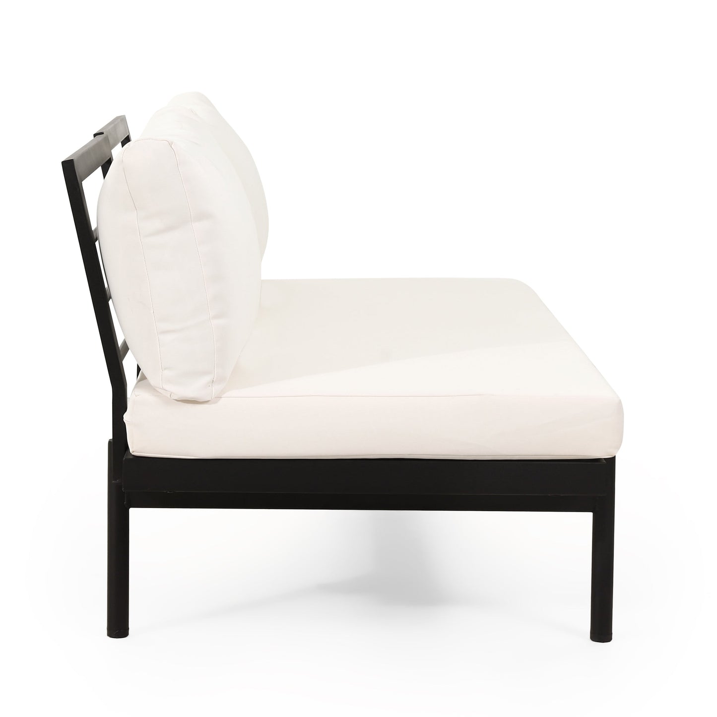 Outdoor Sectional Set Acacia Wood 4 Piece Seats 5