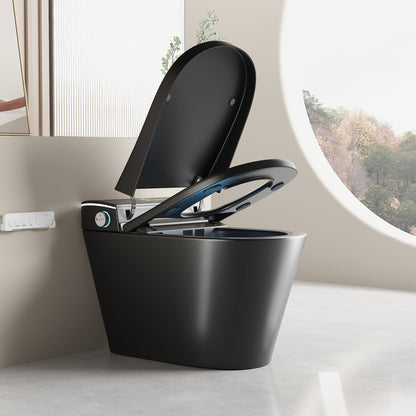 Smart Bidet Toilet with Auto Open/Close Seat, Warm Water Wash, Heated Seat, a...
