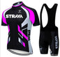 Jersey Sets Red Bicycle Short Sleeve Cycling Clothing Bike Cycling Jersey Bib Shorts