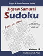 Jigsaw Samurai Sudoku: 500 Easy to Hard Jigsaw Sudoku Puzzles Overlapping into 100 Samurai Style - Paperback