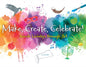 Make, Create, Celebrate: Jewish Holidays Through Art - Paperback