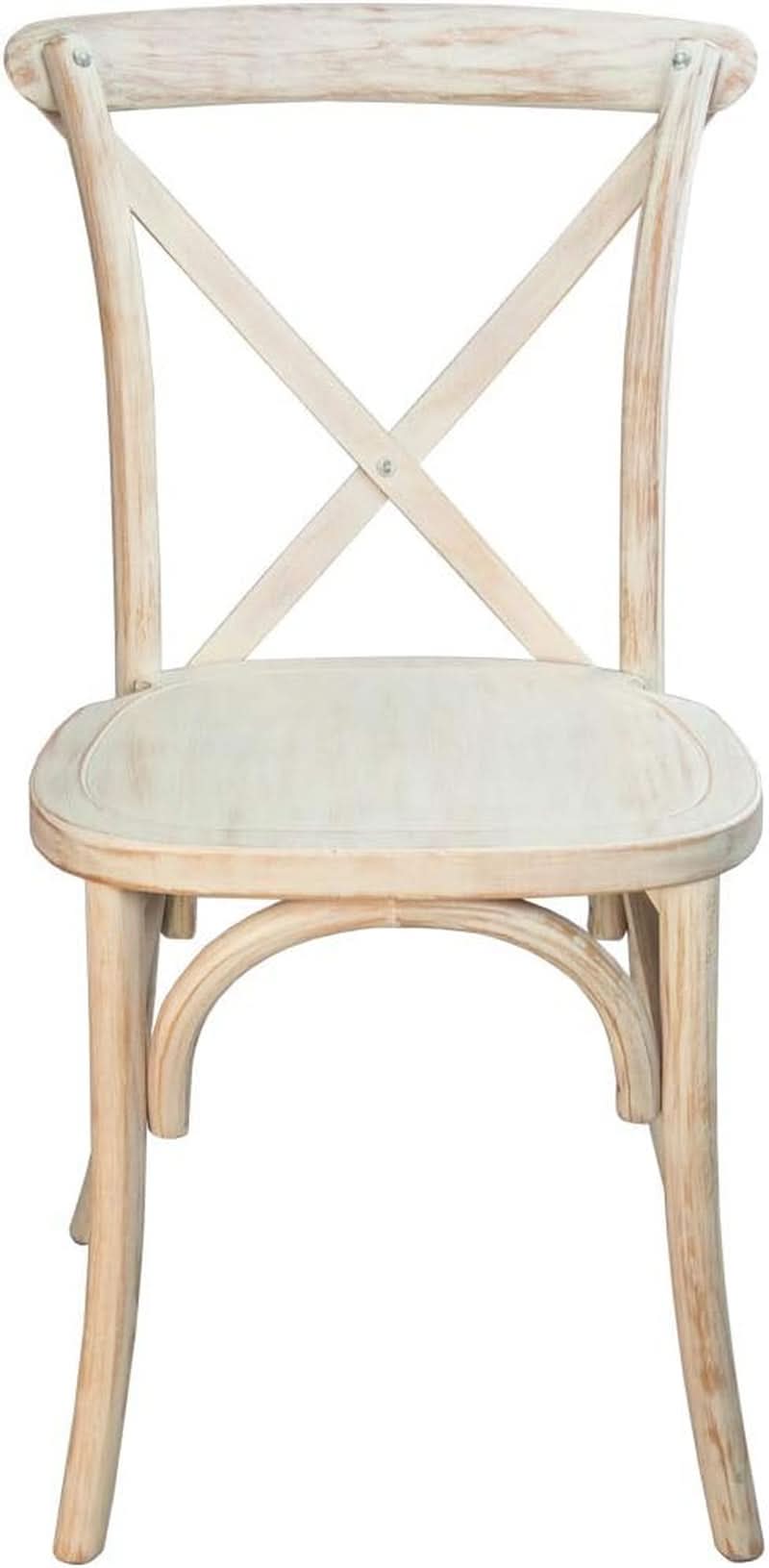 2 Pack Lime Wash X Back Dining Chairs Stackable For Banquet Hall And Dining Room Areas