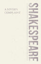 A Lover's Complaint - Paperback