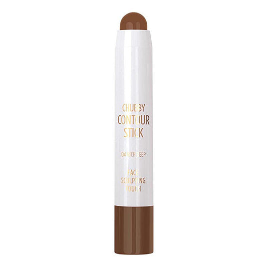 Golden Rose Chubby Contour Stick 04 Rich Deep - Vegan Contouring Makeup for Facial Sculpting