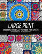 Large Print Coloring Book Easy Patterns for Adults - Paperback