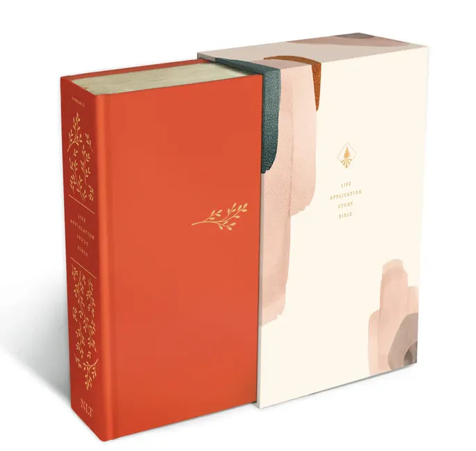 NLT Life Application Study Bible, Third Edition (Hardcover Cloth, Coral, Red Letter) - Hardcover