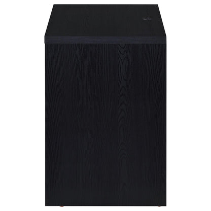 Westpark 2-drawer Nightstand LED Lights and USB Black