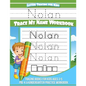 Nolan Letter Tracing for Kids Trace my Name Workbook: Tracing Books for Kids ages 3 - 5 Pre-K & Kindergarten Practice Workbook - Paperback