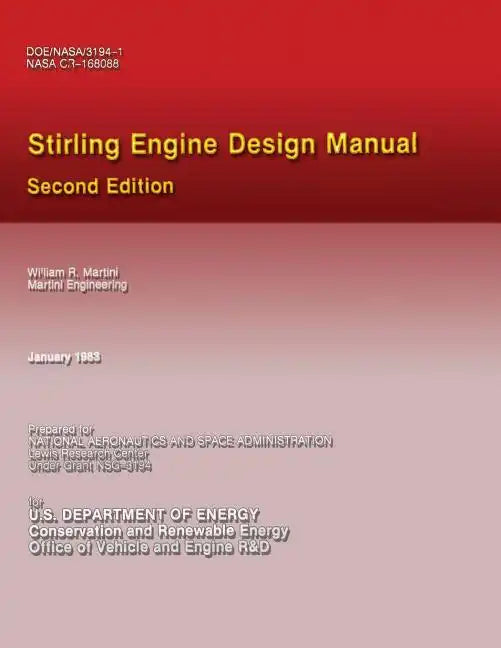 Stirling Engine Design Manual - Paperback