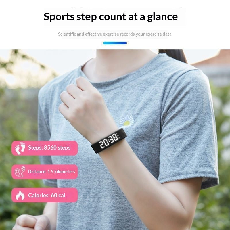 Alarm Watch For Male Students Simple Style Sporty Multi-function