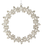 Rhinestone Wreath Ornament -