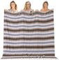 Mexican Throw Blanket Lightweight Serape Outdoor Blanket Extra Large Picnic Blanket Camping Blanket Beach Blanket Turkish Towel Sandproof Honeymoon Gift Fast Dry XL Compact Tent Gadgets 60" x 78" Mint