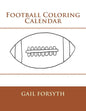 Football Coloring Calendar - Paperback