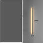 Simple Modern Minimalist Long Strip Living Room Grille Wall Lamp