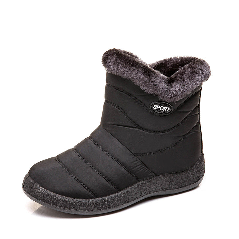 Winter Fashion Plus Size Women Plus Velvet Long Snow Boots