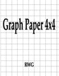 Graph Paper 4x4: 50 Pages 8.5" X 11" - Paperback