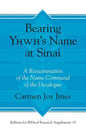 Bearing Yhwh's Name at Sinai: A Reexamination of the Name Command of the Decalogue - Hardcover
