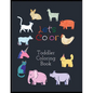 Let's Color Toddler Coloring Book: Cute Coloring Book For Toddlers Kids baby Fun With Farm Animals - Paperback