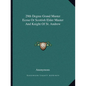 29th Degree Grand Master Ecose Or Scottish Elder Master And Knight Of St. Andrew - Paperback