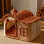Winter Warm Villa Enclosed Cat Litter