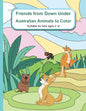 Friends from Down Under: Australian Animals to Color - Paperback