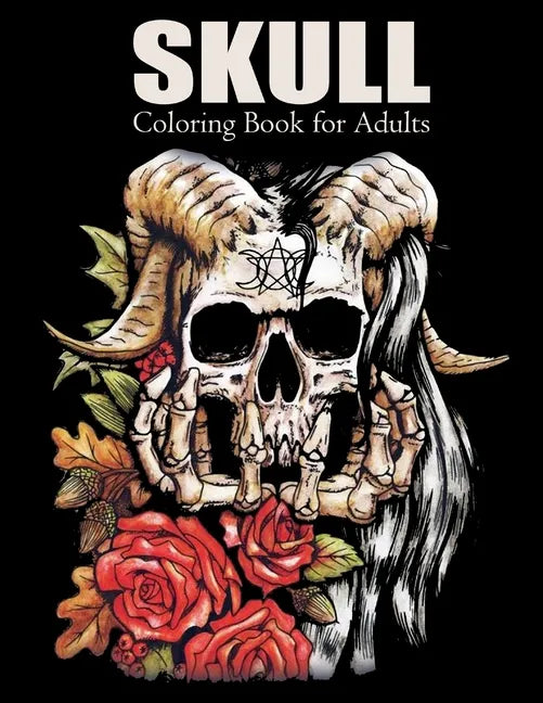 Skull Coloring Book for Adults: Over 50 Skull Designs Inspired by the Day of the Dead Great Día de Los Muertos Coloring Books for Adults - Paperback