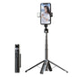 Tetrapod Mobile Phone Double Fill Light Holder Bluetooth Selfie Stick