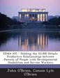 Ed464 455 - Holding the 10,000 Details: Productive Relationships Between Parents of People with Developmental Disabilities and Service Workers - Paperback