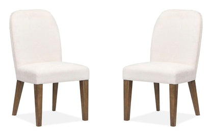 Westbourne - Upholstered Host Chair (Set of 2) - Dark Umber